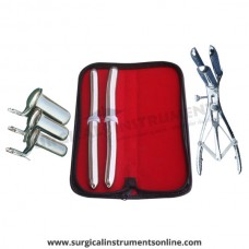 Hegar uterine dilator set,15-16,17-18, mathieu speculum, collin 3pcs